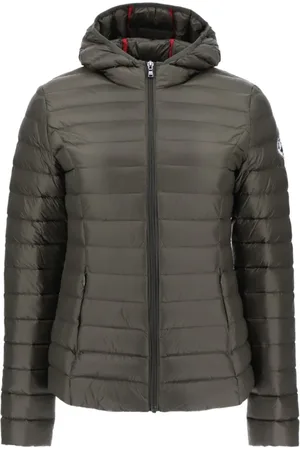 Jott Jassen, Heren, Groen, XS, Leer, Cloe Hooded Down Jacket