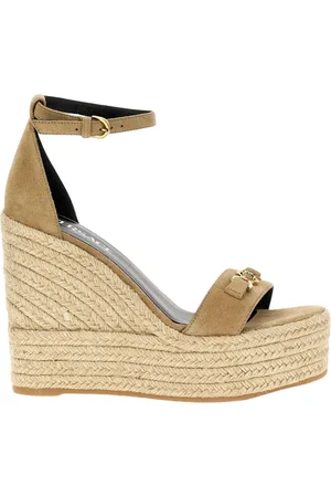 VERSACE Schoenen, Dames, , 40 EU, Platform Wedge Sandalen