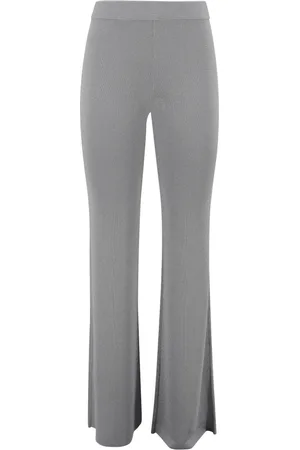 MVP Wardrobe Broeken, Dames, Grijs, XS, Zilveren broek met Maglia-stijl