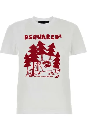 Dsquared2 Tops, Dames, Wit, S, Katoen, Just Right T-shirt
