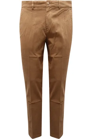 CRUNA Broeken, Heren, Bruin, XS, Italiaanse stijl Brera broek