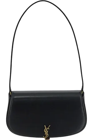 Saint Laurent Tassen, Dames, Zwart, ONE Size, Leer, Mini Voltaire Leren Box Tas