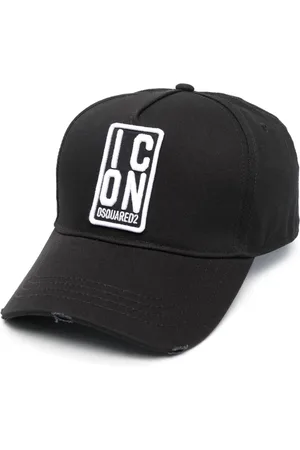 Dsquared2 Accessoires, unisex, Zwart, ONE Size, Katoen, Klassieke Baseball Cap