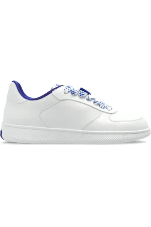 Burberry Schoenen, Dames, Wit, 39 1/2 EU, Leer, Terrace Sneakers