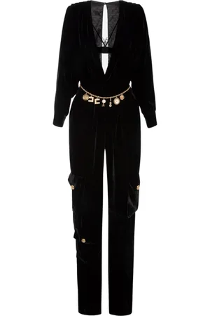 Elisabetta Franchi Jumpsuits & Playsuits, Dames, Zwart, M, Jumpsuit