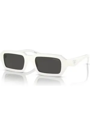 Prada Accessoires, unisex, Wit, ONE Size, Stijlvolle Sole Zonnebril