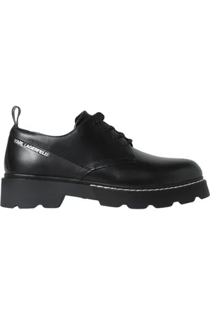 Karl Lagerfeld Schoenen, Heren, Zwart, 42 EU, KKwik Oxford Schoenen Chunky Sole