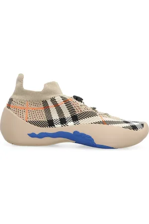 Burberry Schoenen, Dames, , 37 EU, Polyester, Gebreide Slip-On Sneakers met Trekkoord