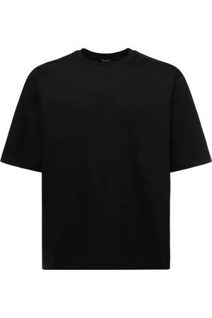 HERNO Tops, Heren, Zwart, 4Xl, Zwarte Crewneck T-shirts en Polos