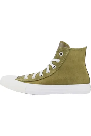 Converse Schoenen, Dames, Groen, 36 EU, Hoge Top Mode Sneakers