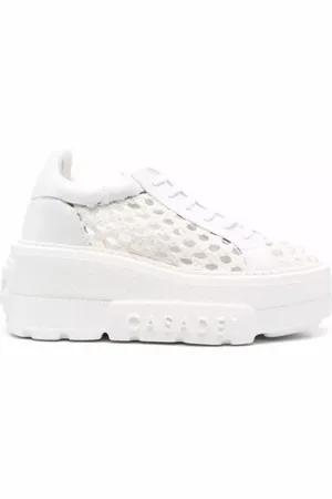 Casadei Schoenen, Dames, Wit, 36 EU, Platform Sneakers voor vrouwen