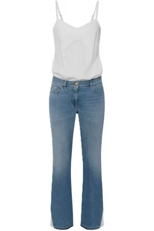 Elisabetta Franchi Jumpsuits & Playsuits, Dames, Wit, M, Katoen, Katoenen Jurken