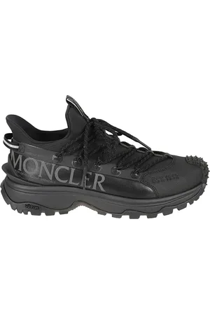 Moncler Schoenen, Heren, Zwart, 44 EU, Polyester, Low Top Sneakers Trailgrip Lite 2