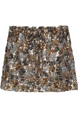 Nº21 Rokken, Dames, Veelkleurig, XS, Polyester, Bloemen Paillet Strapless Topwear