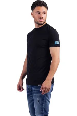 Dsquared2 Tops, Heren, Zwart, S, Katoen, Icon Ondergoed T-Shirt