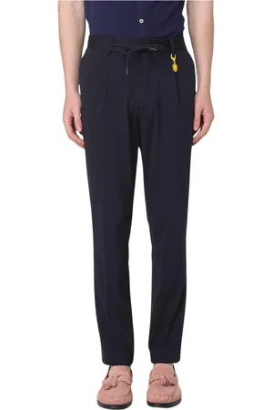 Manuel Ritz Broeken, Heren, Blauw, 3Xl, Blauwe Slim-Fit Pantalons
