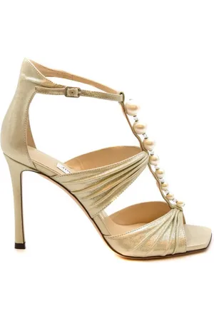 Jimmy Choo Schoenen, Dames, , 36 1/2 EU, Leer, Stijlvolle Zomersandalen