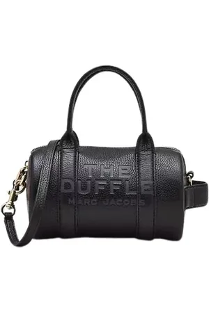 Marc Jacobs Tassen, Dames, Zwart, ONE Size, Mini Lederen Duffel Bag