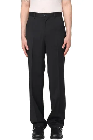 OUR LEGACY Broeken, Heren, Zwart, L, Wol, Zwarte wollen broek voor mannen