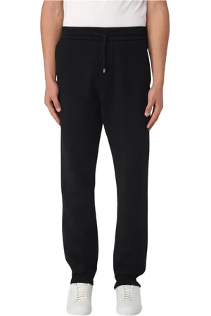 Saint Laurent Broeken, Heren, Zwart, XS, Katoen, Comfortabele Zwarte Casual Broek