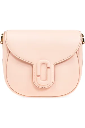 Marc Jacobs Tassen, Dames, Roze, ONE Size, Leer, The J Marc Saddle Small Shoulder Bag