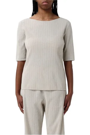Max Mara Truien, Dames, , L, Groene Gebreide Top Korte Mouwen