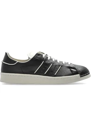 Y-3 Schoenen, Dames, Zwart, 38 1/2 EU, Leer, Superstar Sneakers