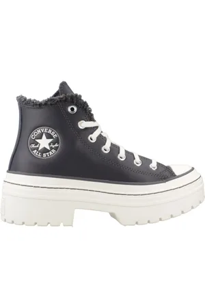 Converse Schoenen, Dames, Blauw, 40 EU, Hoge Sneakers met Profielzool
