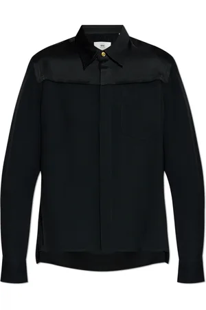 Ami Blouses & Shirts, Dames, Zwart, 2Xs, Overhemd met zak