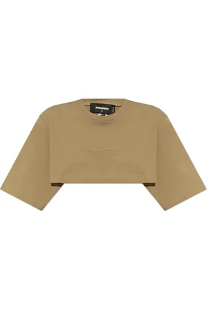 Dsquared2 Tops, Dames, , XS, Katoen, Kort, losvallend T-shirt