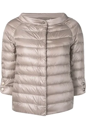 HERNO Jassen, Dames, , 2Xs, Roze Gewatteerde Ganzendonsjas