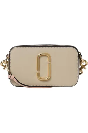 Marc Jacobs Tassen, Dames, , ONE Size, Leer, Stijlvolle Gecoate Leren Cameratas