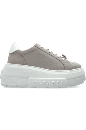 Casadei Schoenen, Dames, Grijs, 36 EU, Leer, Sneakers Nexus