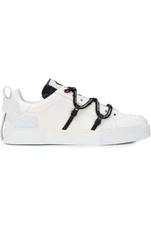 Dolce & Gabbana Schoenen, Heren, Wit, 44 EU, Leer, Portofino Sneakers