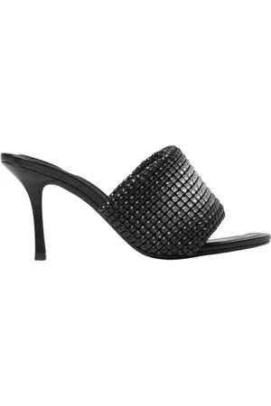 Alexander Wang Schoenen, Dames, Zwart, 36 EU, Leer, Zwarte sandalen met versieringen