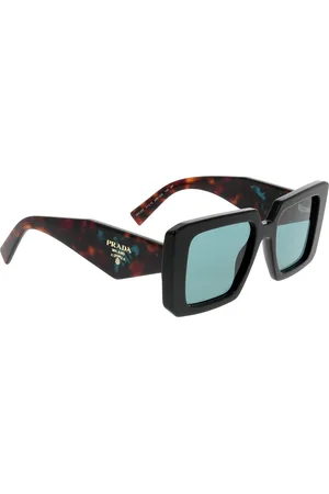 Prada Accessoires, unisex, Zwart, ONE Size, Stijlvolle zonnebril met uniek ontwerp