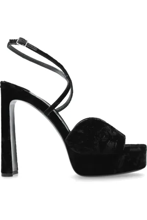 Jimmy Choo Schoenen, Dames, Zwart, 39 EU, Leer, Karli Sandalen