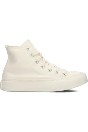 Converse Schoenen, Dames, Wit, 42 EU, Witte hoge sneakers voor vrouwen