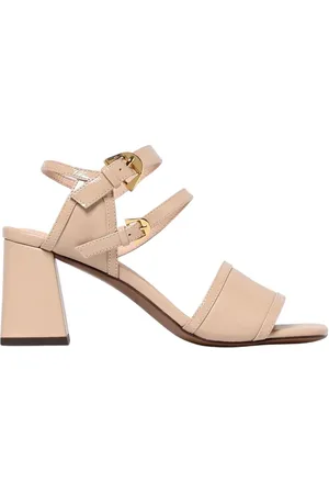 Coccinelle Schoenen, Dames, Roze, 39 EU, Roze Blokhak Sandalen