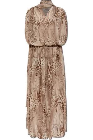 BLUMARINE Kleedjes, Dames, , XS, Jurk met dierenprint