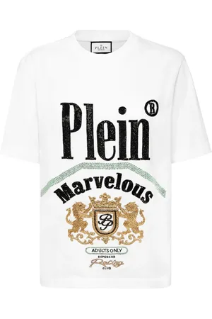Philipp Plein Tops, Dames, Zwart, S, Katoen, Casual Katoenen T-Shirt