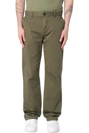 Woolrich Broeken, Heren, Groen, W34, Katoen, Militair-geïnspireerde katoenen broek