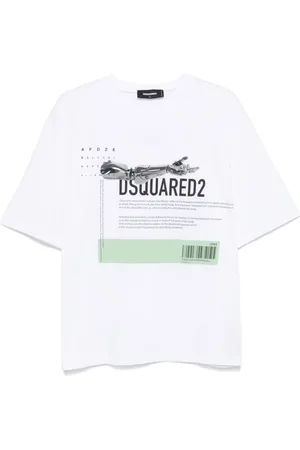 Dsquared2 Tops, Heren, Wit, XS, Wit Overhemd voor Mannen
