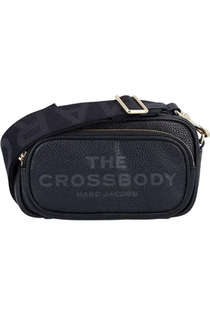 Marc Jacobs Tassen, Dames, Zwart, ONE Size, Leer, Roze Crossbody Leren Tas