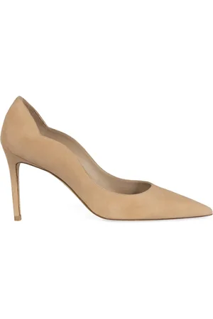 Stuart Weitzman Schoenen, Dames, , 36 EU, Suède, Puntige Neus Suède Stiletto Hakken