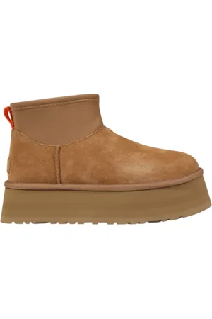 UGG Schoenen, Dames, , 41 EU, Suède, Klassieke Mini Dipper Suède Enkellaarzen