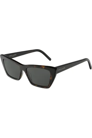 Saint Laurent Accessoires, Dames, Bruin, 55 MM, Zonnebril