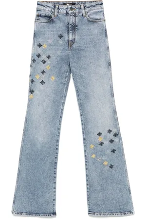 AMIRI Jeans, Dames, Blauw, W27, Blauwe Klassieke Five-Pocket Jeans