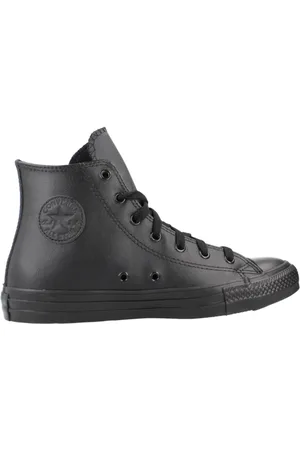 Converse Schoenen, Dames, Zwart, 37 EU, Hoge Top Sneakers in Zwart