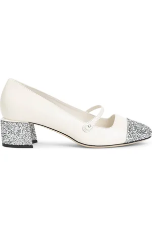 Jimmy Choo Schoenen, Dames, , 39 EU, Leer, Metallic Pumps